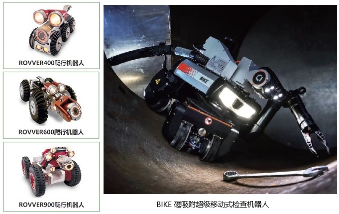 爬行機(jī)器人和超級(jí)移動(dòng)式檢查機(jī)器人